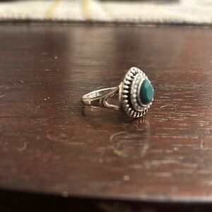 Silver and Turquoise Ring